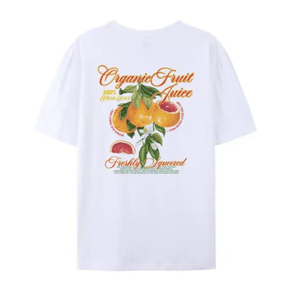 T-shirt - Grapefruit - Unique Back Print, Comfortable - Perfect for Casual Everyday Use