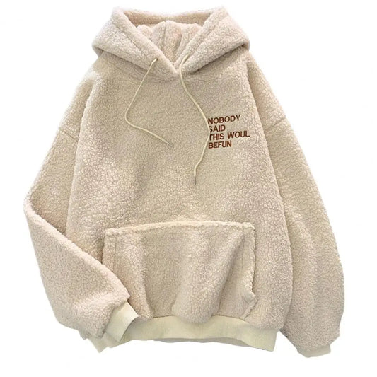 Elena - Fall/winter hoodie for women in a loose fit