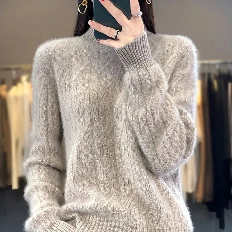 Lucinda - Turtleneck sweater women spring fall winter