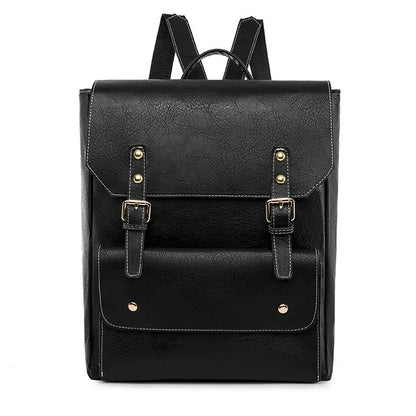 Amelia | Timeless Backpack with Buckle and Flap for Travel and Laptop