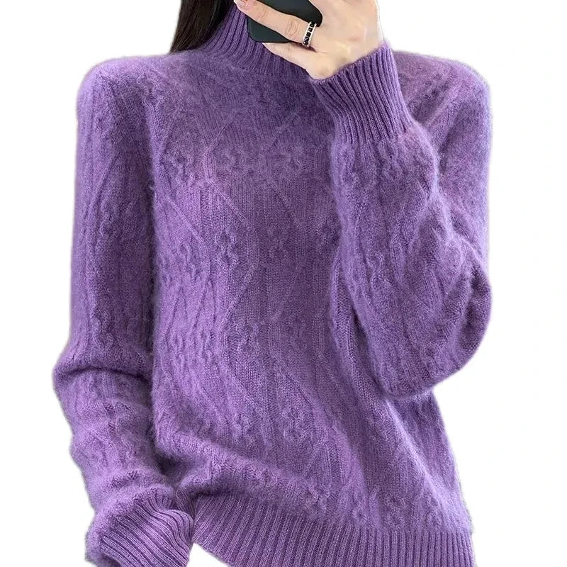 Lucinda - Turtleneck sweater women spring fall winter