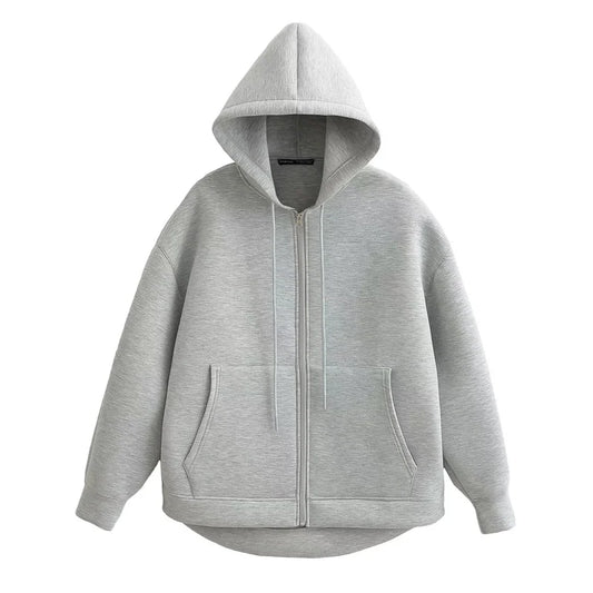 Jess | Casual oversized hoodie with double pockets - ideal for fall/winter