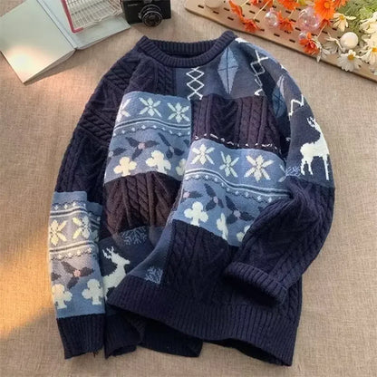 Elegant women's knitted sweater