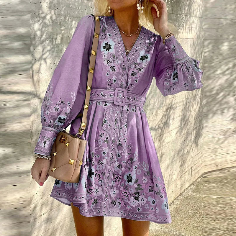 Silvana - Bohemian mini dress