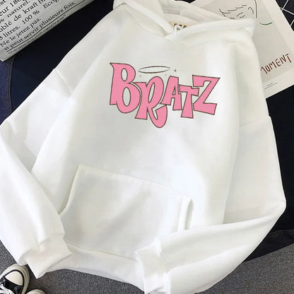 Posy print sweatshirt with letter design for women