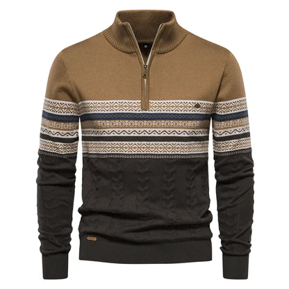 Yarvik Sweater | Men's Retro Pattern Sweater