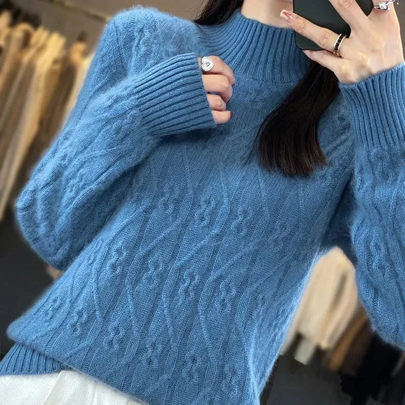 Lucinda - Turtleneck sweater women spring fall winter