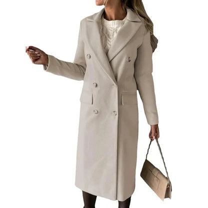 Women's winter coat with reverse - warmth with a fashionable touch