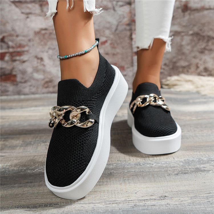 Carleen Shoes | Women's Metal Chain Shoes