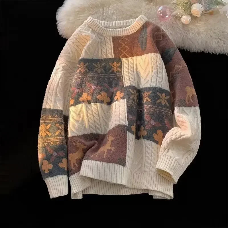 Elegant women's knitted sweater