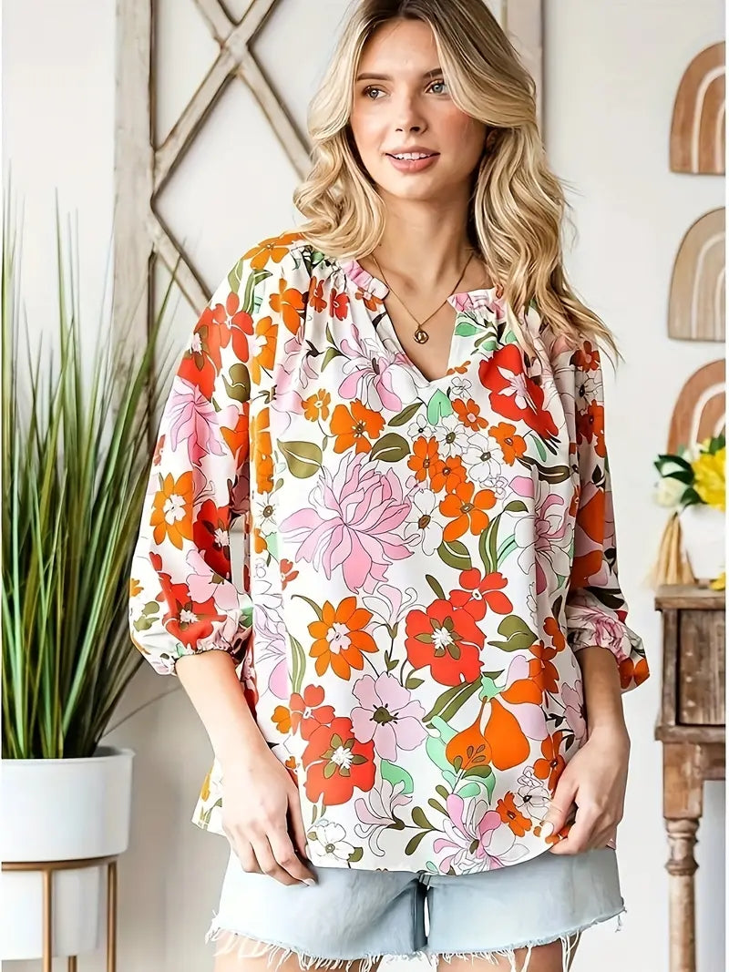 Evyla Floral Blouse