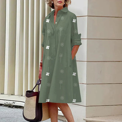 Anastasia -Elegant shirt dress