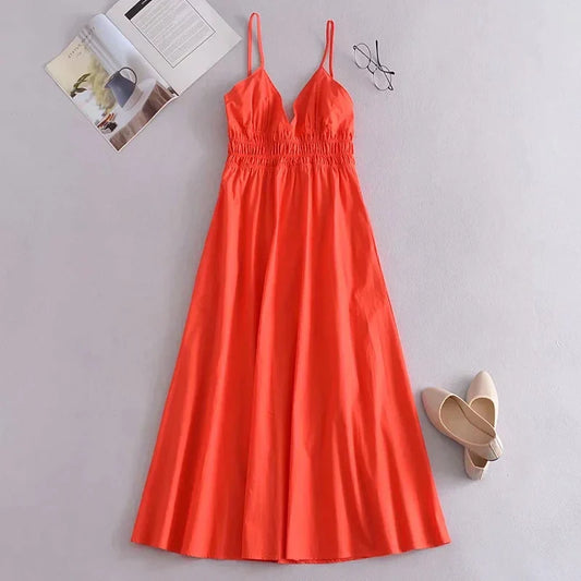 Emmeline - V-neck summer dress for women