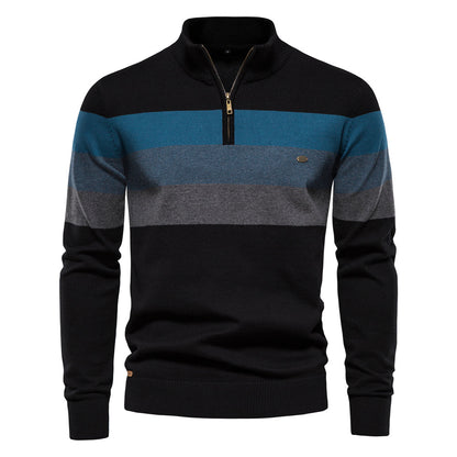 Yadrian Sweater | Men's cotton zip-up sweater