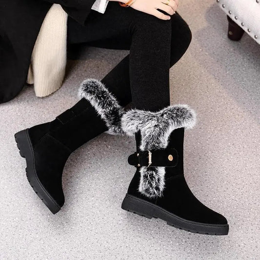 Queenette Boots | Winter Boots with Faux Fur Lining