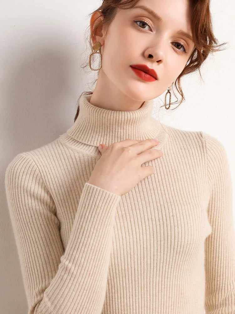 Turtleneck sweater for women