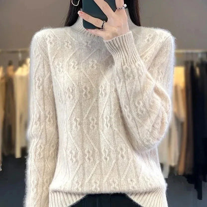 Lucinda - Turtleneck sweater women spring fall winter