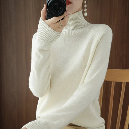 Alice - Elegant turtleneck sweater fall winter