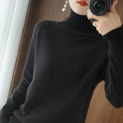 Alice - Elegant turtleneck sweater fall winter