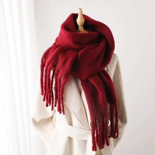 Velucci | Chic Colorful Winter Scarf for Ladies