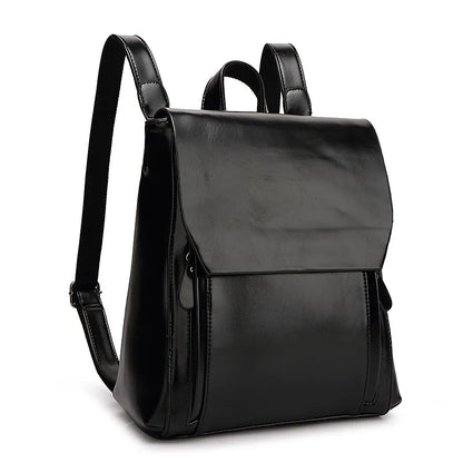 Carmine | Elegant PU Leather Laptop Backpack - Padded & Practical