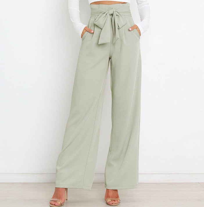 Natalie - Stylish Tie Belt Pants for Women