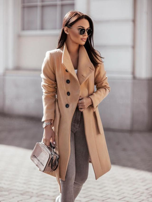 Mid-length winter coat