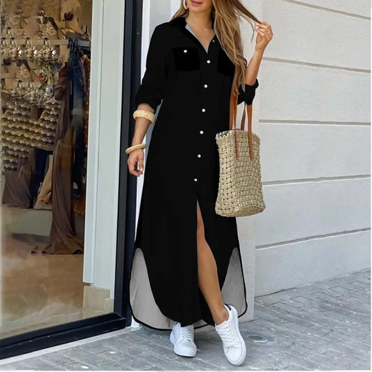 Valkyrie - Casual long shirt dress