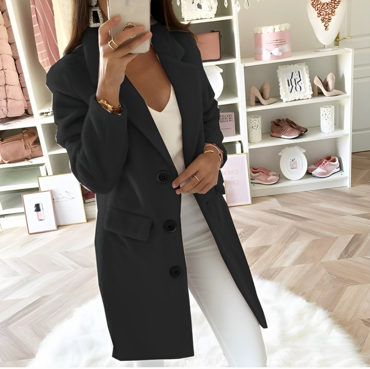 Elegant fall and winter coat