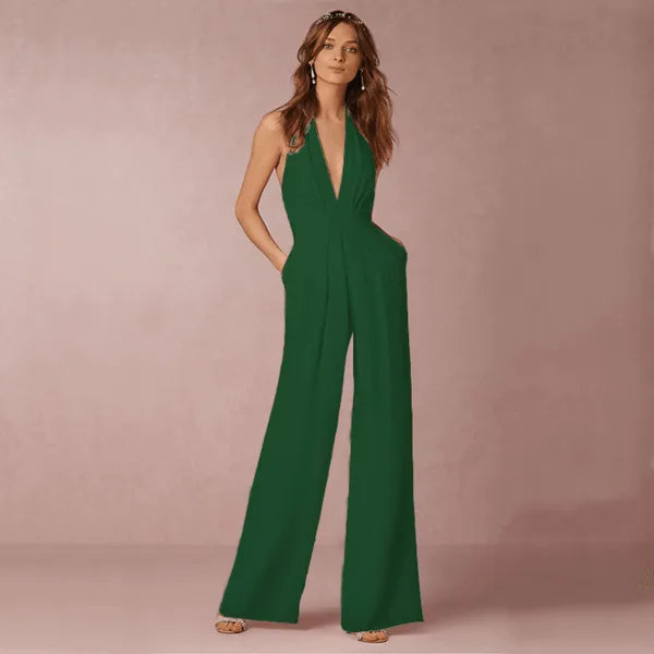 Wide Jumpsuit - Casual Style - High Quality Materials - Perfect for Everyday Use