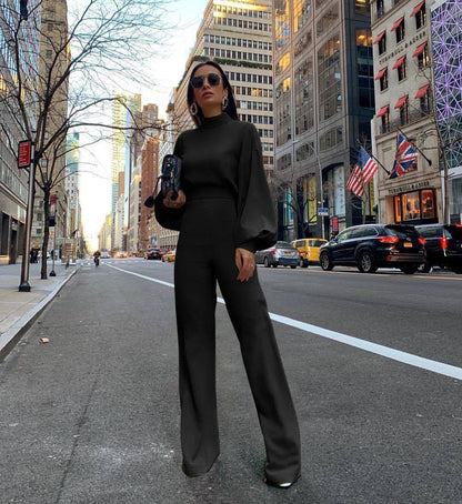 Chic turtleneck jumpsuit - Sacha