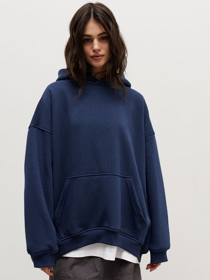 Hannah - Women's Comfortable Fall Oversize Hoodie with Front Pocket