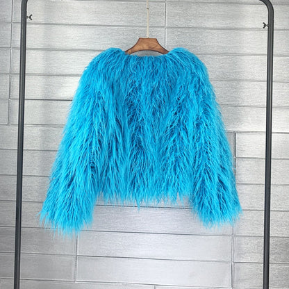 Stylish Fux fur coat for women - Martina