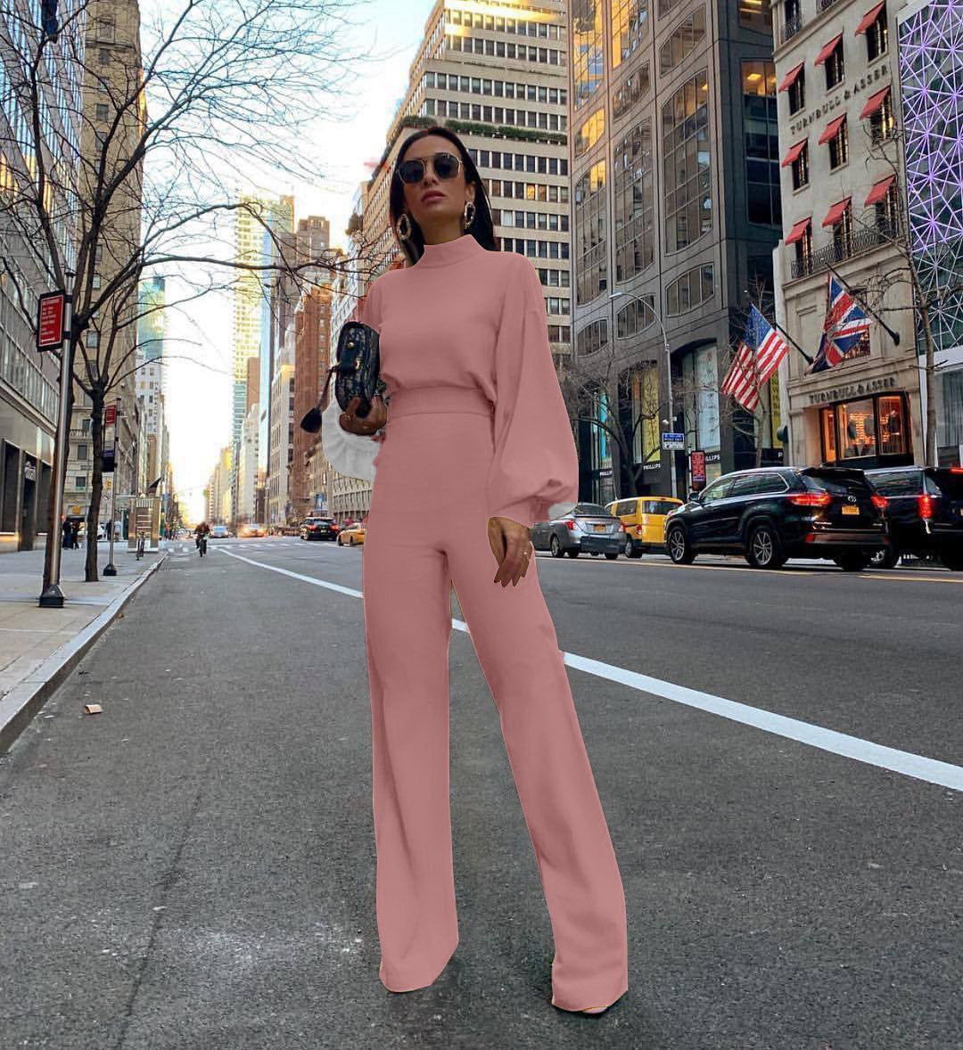 Chic turtleneck jumpsuit - Sacha