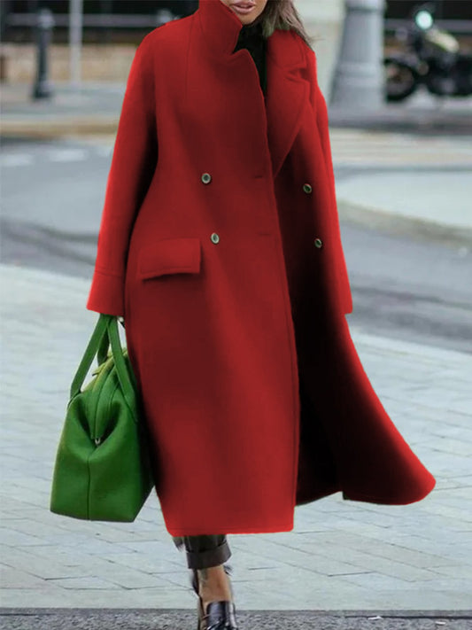 Wilhelmina Coat | Long Wool Coat