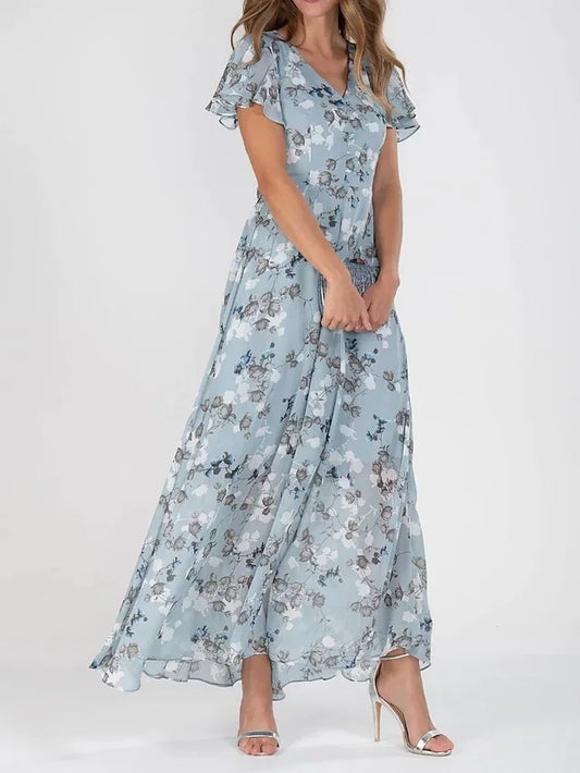 Zalea - Floral patterned dress.