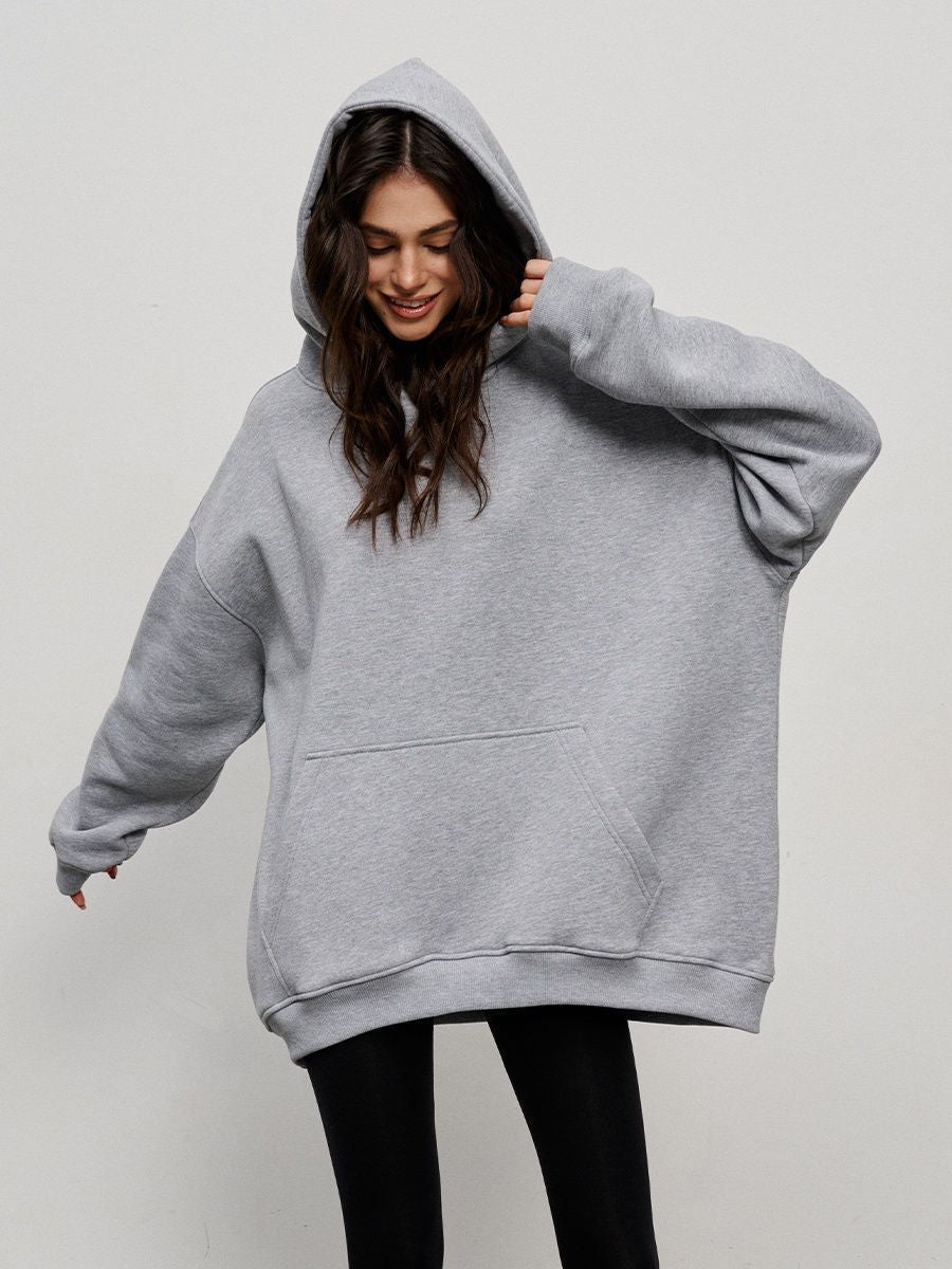 Hannah - Women's Comfortable Fall Oversize Hoodie with Front Pocket