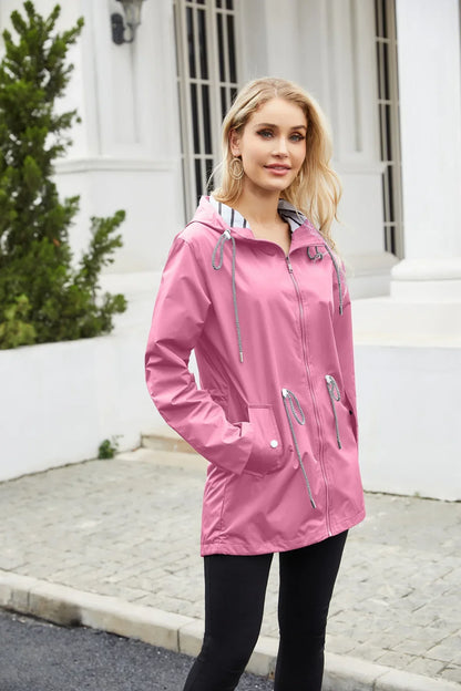 - Waterproof rain jacket