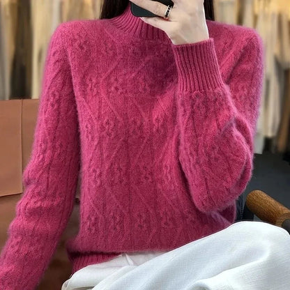 Lucinda - Turtleneck sweater women spring fall winter