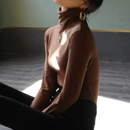 Venice - Women's Velvet Turtleneck