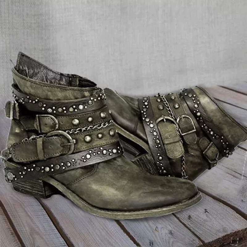 Vintage heeled boots - Annmarie