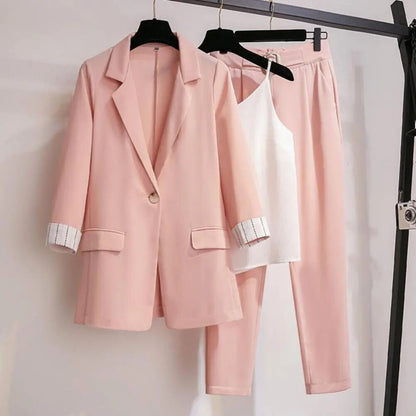 Isabelle - Women's 3-Piece Blazer Set