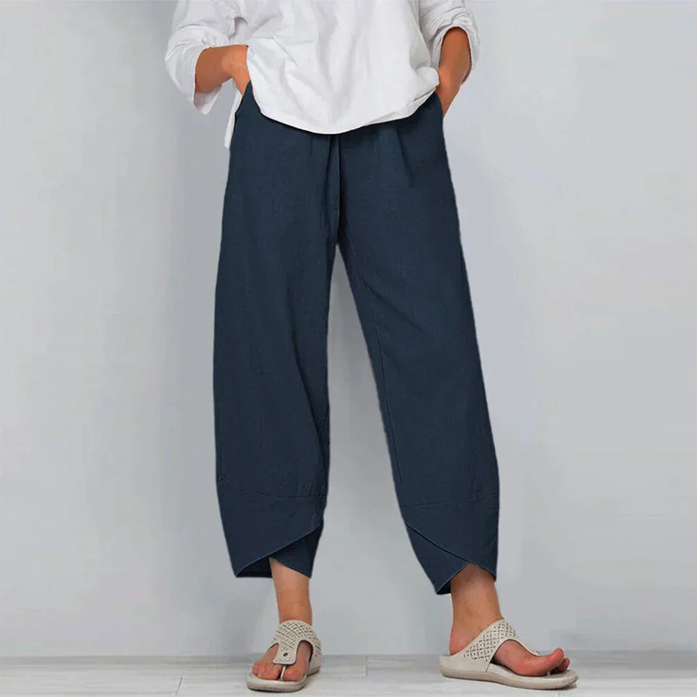 Sadie - Cotton linen pants for women