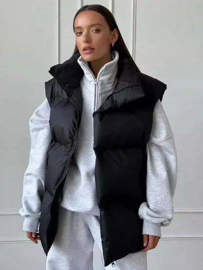 Warm and thick winter vest - insulating, stylish and cozy for women