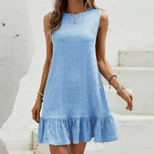 Amparo - Smocked dress with ruffles.