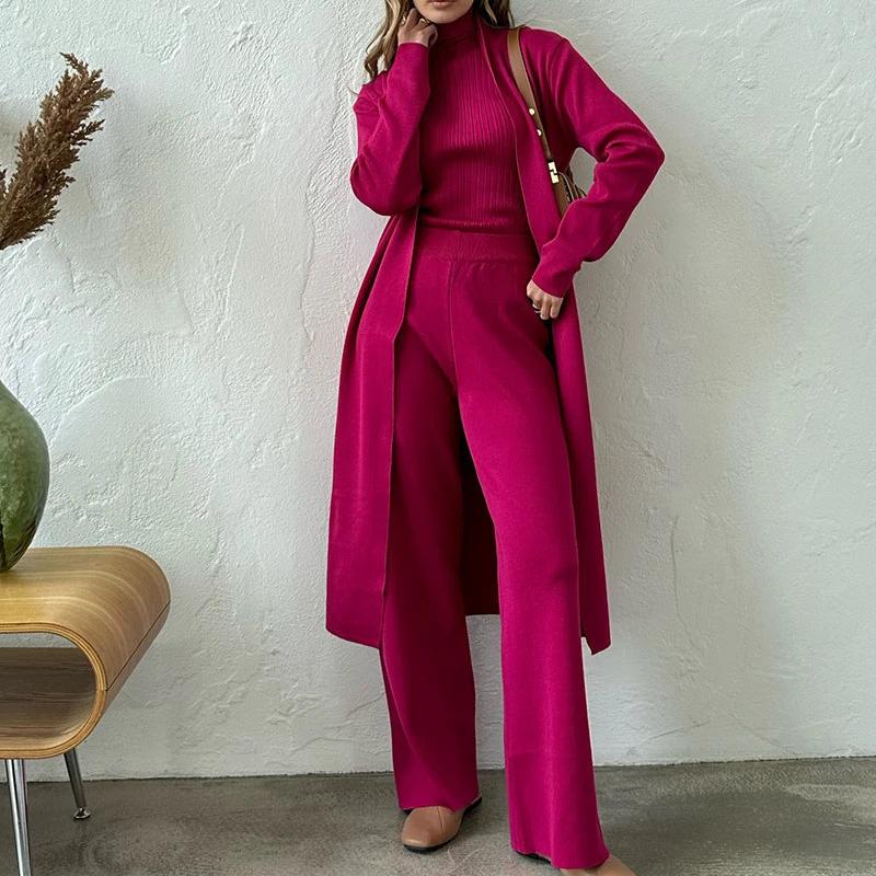 Lana - Women's Cozy Three-Piece Loungewear Set