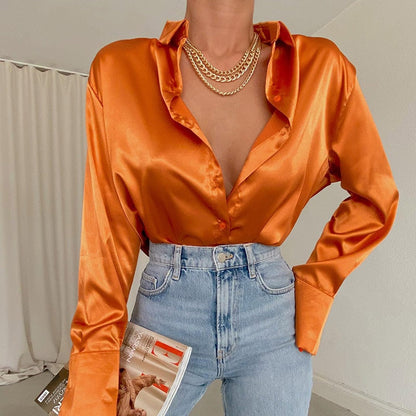 Sammie Satin Blouse | The perfect blouse for any occasion!