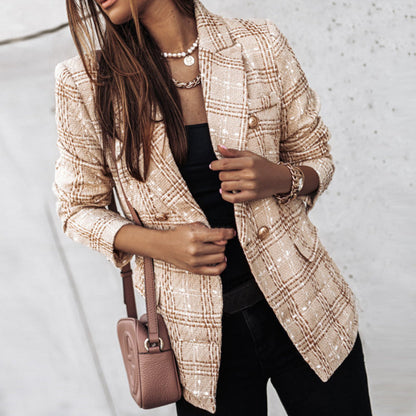 Tove - Chic checked blazer