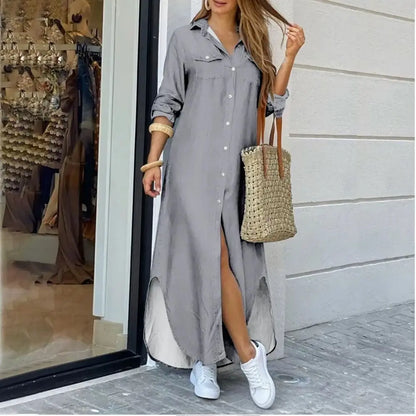 Valkyrie - Casual long shirt dress