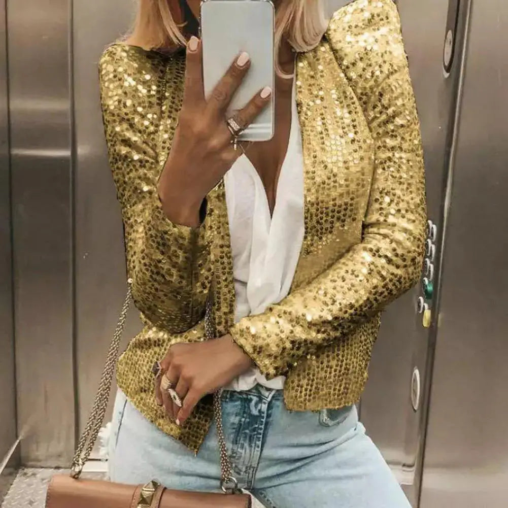 Aaliyah - elegant sequin blazer